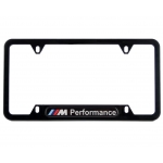 BMW - STANDARD LICENSE PLATES FRAMES WITH M PERFORMANCE LOGO