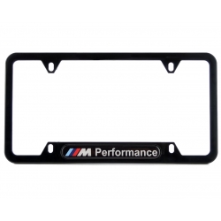 BMW - STANDARD LICENSE PLATES FRAMES WITH M PERFORMANCE LOGO