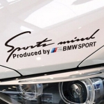 BMW - CAR REAR STICKER M EMBLEM 1 3 5 7 SERIES X3 M5 GT3 GT5 (BLACK)