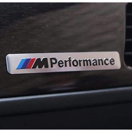 BMW - M PERFORMANCE CAR DOOR STICKER（SILVER）  V-Spec Auto Accessories  Online Store Sydney Melbourne Brisbane Australia
