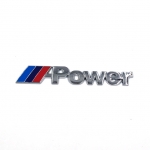 BMW - METAL M POWER LOGO CAR REAR TRUNK BADGE DECAL EMBLEM