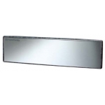 NAPOLEX - BROADWAY 270MM WIDE FLAT BLACK WOOD GRAIN REARVIEW MIRROR