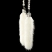 DAD GARSON - MINK CRYSTAL CHAIN WHITE