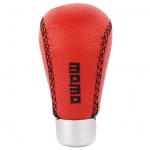 MOMO - LEATHER SHIFT GEAR KNOB LONG TYPE (RED)