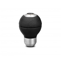 MOMO - RACE GEAR KNOB RACE BLACK LEATHER