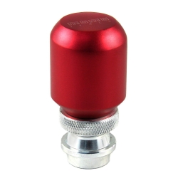 MOMO - RED 88MM ALUMINIUM UNIVERSAL CAR GEAR SHIFT KNOB