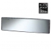 NAPOLEX - BROADWAY 270MM WIDE FLAT BLACK WOOD GRAIN REARVIEW MIRROR