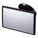 NAPOLEX - BROADWAY 180MM ALUMINUM PLATING BLIND SPOT MIRROR BLACK