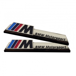 ONGO - BMW CAR M METAL SIDE LOGO GOLD PAIR