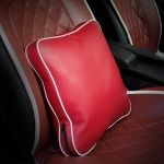 ONGO - CAR LEATHER COLORFUL PILLOW WINE RED