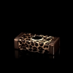 ONGO - CAR GLOSSY LEOPARD SERIES LARGE TISSUE BOX