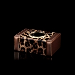 ONGO - CAR GLOSSY LEOPARD SERIES SMALL TISSUE BOX