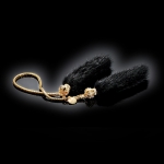 ONGO - CAR SABLE ORNAMENTS BLACK HAIR GOLD CHAIN