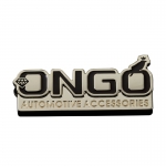 ONGO - DEDICATED TO AUTOMOTIVE METAL LABEL GOLD PAIR