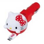 SEIWA - HELLO KITTY CAR MOBILE CHARGER USB OUTPUT WHITE RED