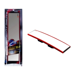 TYPE-R - WIDE CONVEX REAR ROOM MIRROR RED (300MM)