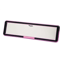 CARMATE - REAR VIEW MIRROR (BLACK/PINK)